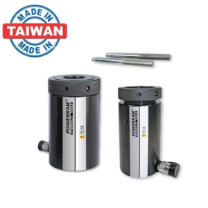 Kích thủy lực 500 tấn, POWERRAM JLLC5006, hồi về bằng tải, khoá hành trình